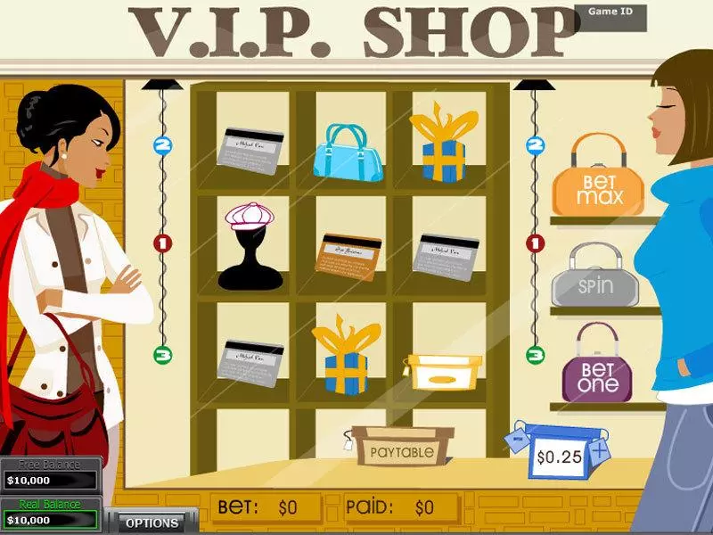VIP Shop Slots made by DGS - Main Screen Reels