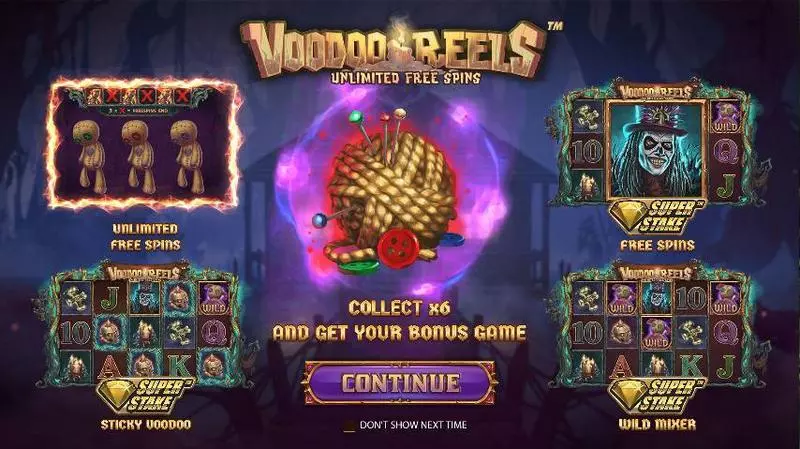 Voodoo Reels Unlimited Free Spins Slots made by StakeLogic - Info and Rules