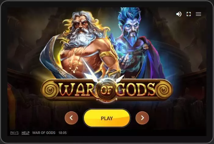War of Gods Slots made by Red Tiger Gaming - Info and Rules