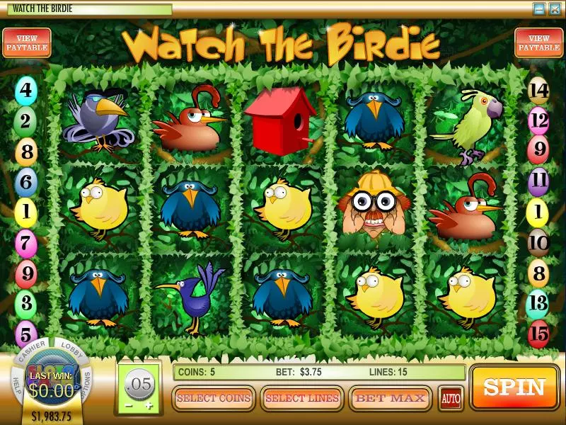 Watch the Birdie Slots made by Rival - Main Screen Reels