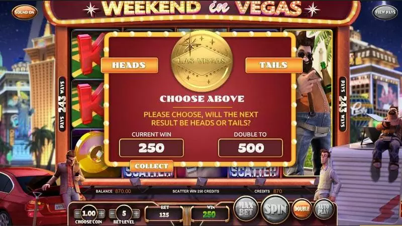 Weekend in Vegas Slots made by BetSoft - Info and Rules