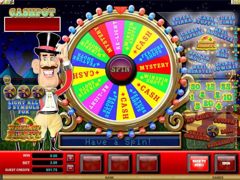 Wheel of Plenty Slots made by Microgaming - Bonus 1