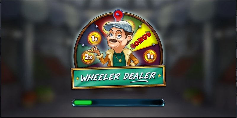 Wheeler Dealer Buy Bonus Slots made by Greentube - Introduction Screen