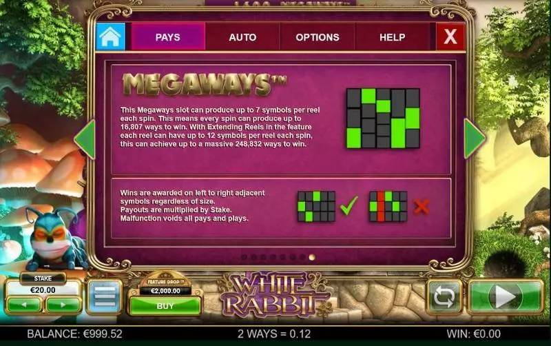 White Rabbit Slots made by Big Time Gaming - Bonus 1
