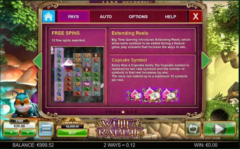 White Rabbit Slots made by Big Time Gaming - Bonus 2
