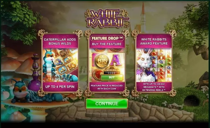 White Rabbit Slots made by Big Time Gaming - Info and Rules