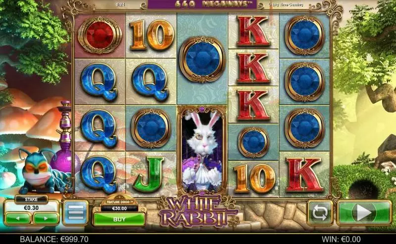 White Rabbit Slots made by Big Time Gaming - Main Screen Reels