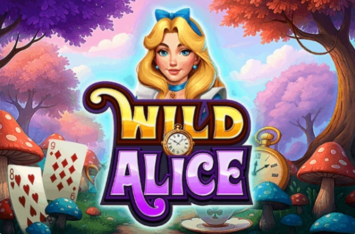 Wild Alice Slots made by Dragon Gaming - Introduction Screen