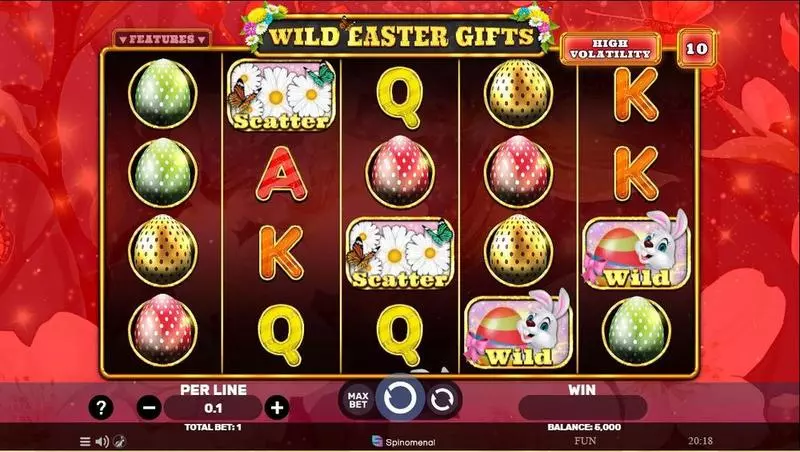 Wild Easter Gifts Slots made by Spinomenal - Main Screen Reels