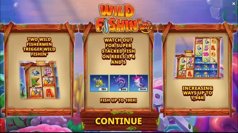 Wild Fishin Wild Ways Slots made by Jelly Entertainment - Free Spins Feature