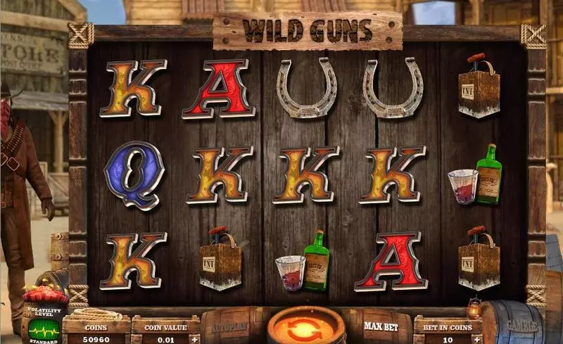 Wild Guns Slots made by Wazdan - Main Screen Reels