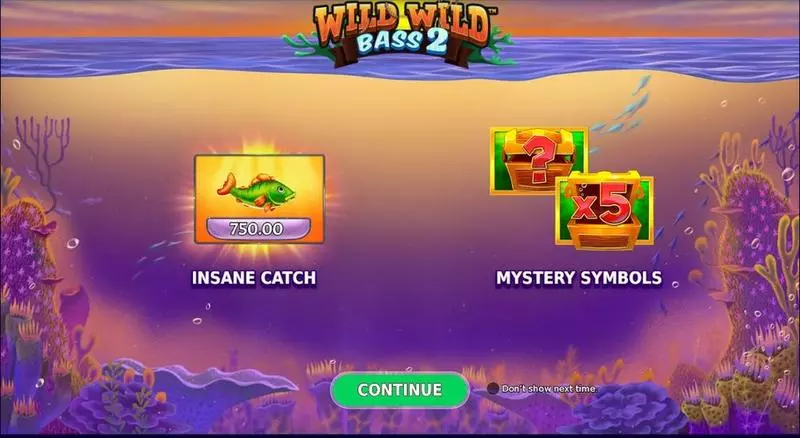 Wild Wild Bass 2 Slots made by StakeLogic - Introduction Screen