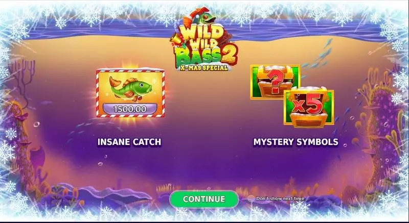 Wild Wild Bass 2 Xmas Special Slots made by StakeLogic - Introduction Screen