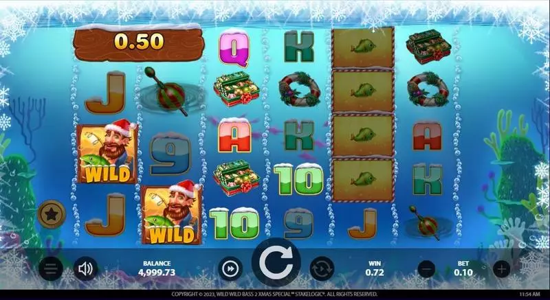Wild Wild Bass 2 Xmas Special Slots made by StakeLogic - Winning Screenshot