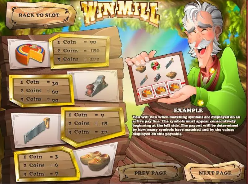 Win Mill Slots made by Rival - Info and Rules