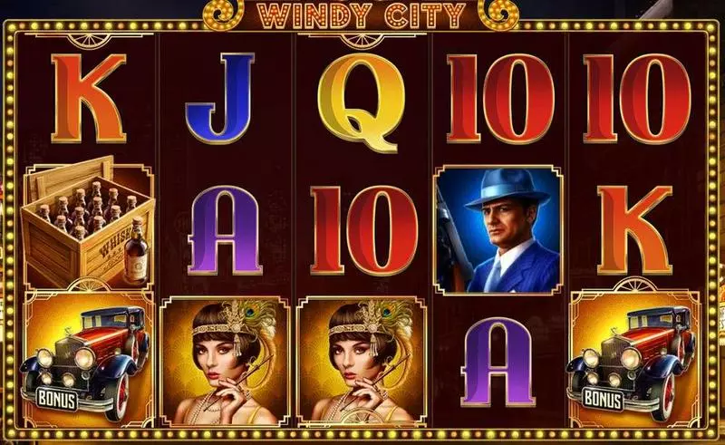 Windy City Slots made by Endorphina - Main Screen Reels
