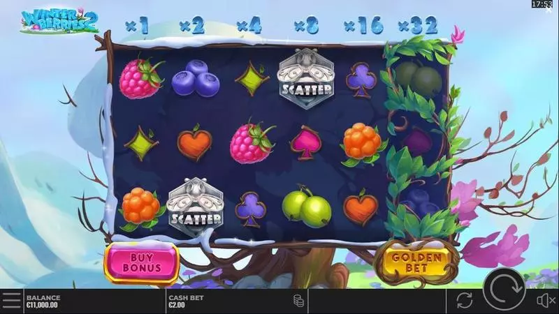 Winterberries 2  Slots made by Yggdrasil - Main Screen Reels