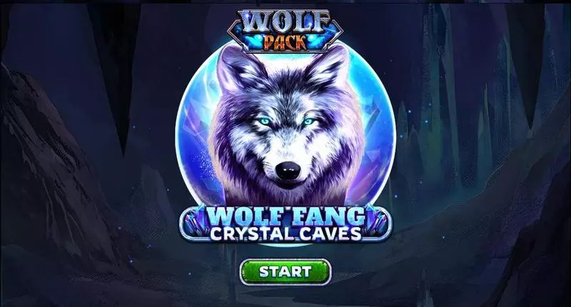 Wolf Fang – Crystal Caves Slots made by Spinomenal - Introduction Screen