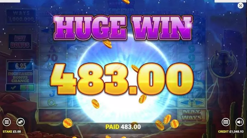 Wolf Legend Spin Boost Slots made by Blueprint Gaming - Winning Screenshot