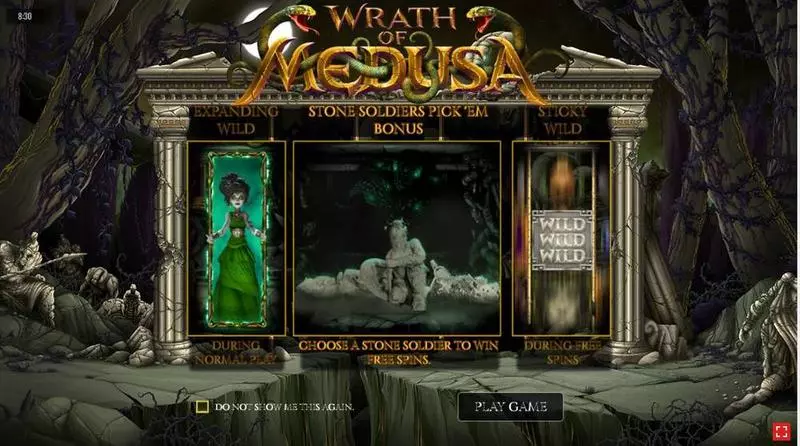 Wrath of Medusa Slots made by Rival - Info and Rules