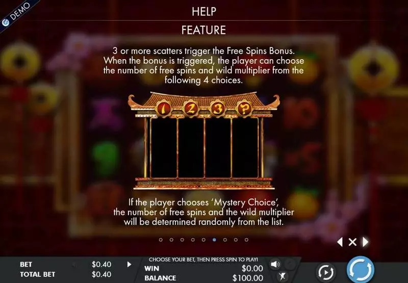 Year of the dog Slots made by Genesis - Free Spins Feature