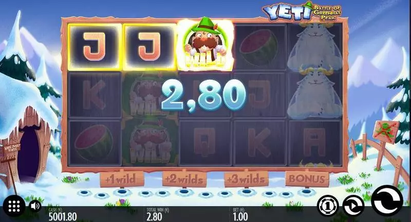 Yeti - Battle of Greenhat Peak Slots made by Thunderkick - Gamble Winnings