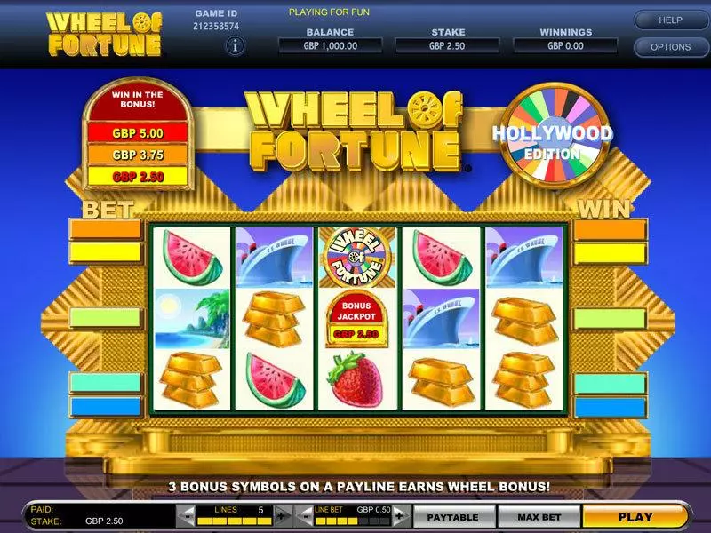 Wheel of fortune igt slot