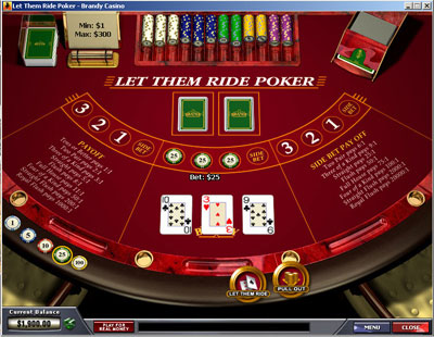 free online casino games let it ride
